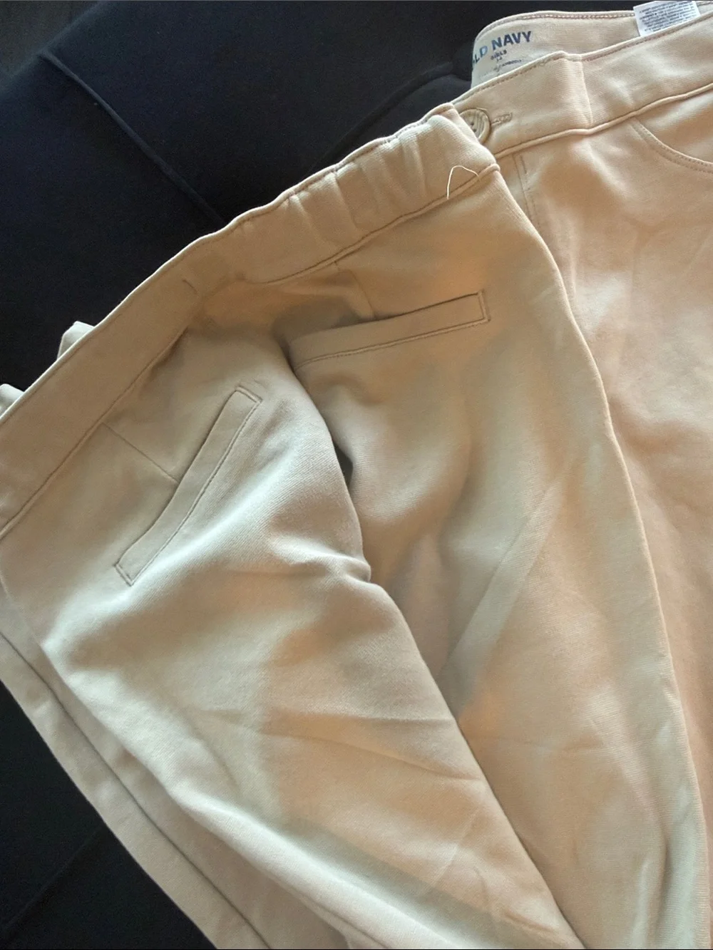 Old Navy Girls' Beige Pull-On Jeggings